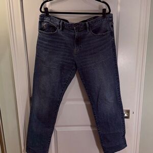 Todd Snyder New York. Straight Stretch medium indigo jeans